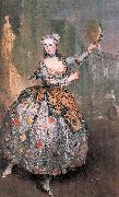 antoine pesne Portrait of the dancer Barbara Campanini aka La Barbarina Spain oil painting artist